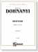 Dohnanyi【Rhapsody Op. 11, No. 3】for Piano