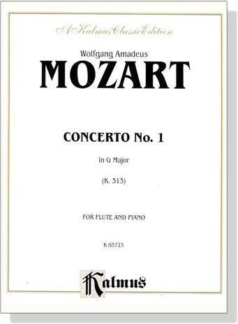 Mozart【Concerto No. 1 in G Major , K. 313】for Flute and Piano