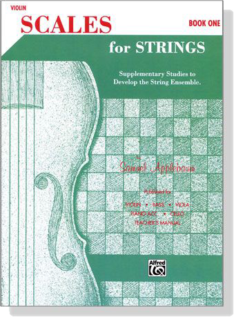 Scales for Strings【Book One】Violin︰1st Position