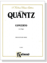 Quantz【Concerto In G Major】for Flute and Piano
