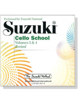 Suzuki Cello School CD 【Volume 3 and 4】 Suzuki Cello School CD 【Volume 3 and 4】