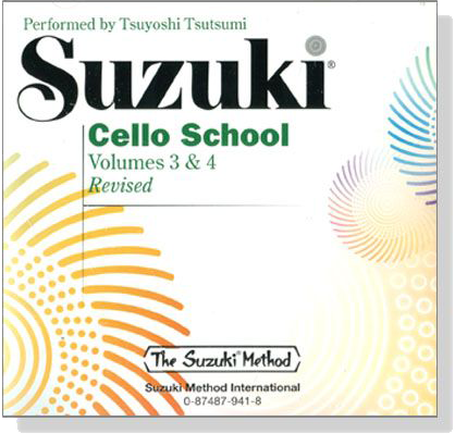 Suzuki Cello School CD 【Volume 3 and 4】