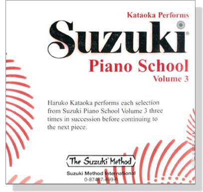 Suzuki Piano School CD【Volume 3】