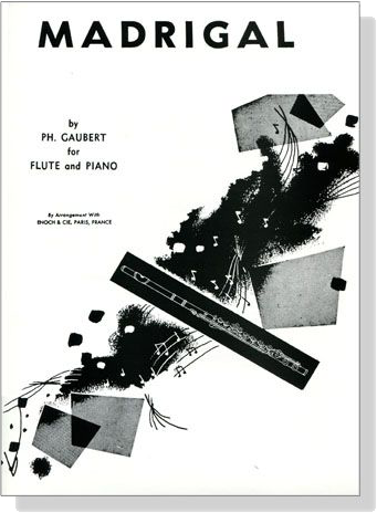 Gaubert【Madrigal】for Flute and Piano