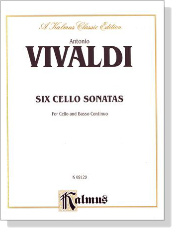 Vivaldi 【Six  Cello Sonatas】for Cello and Basso Continuo