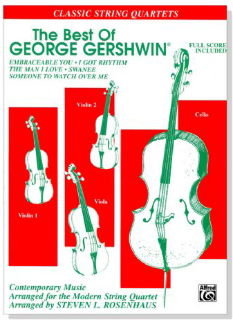 The Best Of【George Gershwin】full Score Included for Violin , Viola and Cello