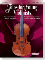 Solos for Young Violinists Volume【5】Violin Part and Piano Part