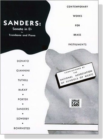 Sanders【Sonata in E♭】for Trombone and Piano