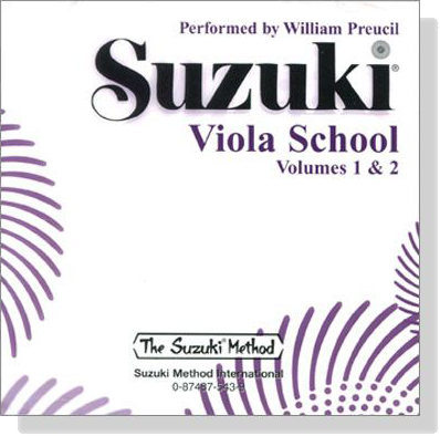 Suzuki Viola School CD【Volume 1 and 2】 Suzuki Viola School CD【Volume 1 and 2】
