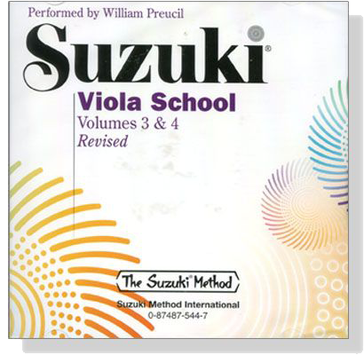 Suzuki Viola School CD【Volume 3 and 4】
