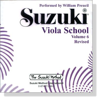 Suzuki Viola School CD【Volume 6】
