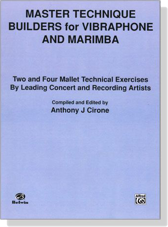 Master Technique Builders for Vibraphone and Marimba