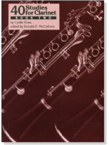 Cyrille Rose【40 Studies 】for Clarinet , Book Two Cyrille Rose【40 Studies 】for Clarinet , Book Two