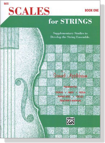 Scales for Strings【Book one】Bass︰1st Position