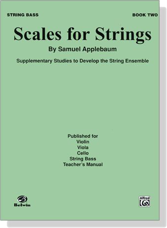 Scales for Strings【Book Two】 String Bass