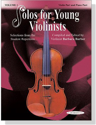 Solos for Young Violinists Volume【1】Violin Part and Piano Part