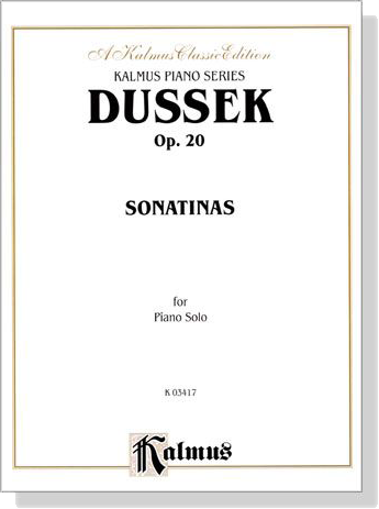 Dussek【Sonatinas ,Op. 20 】for Piano Solo