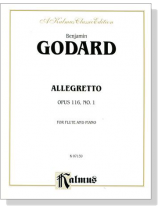 Godard【Allegretto Opus 116, No. 1】for Flute and Piano Godard【Allegretto Opus 116, No. 1】for Flute and Piano