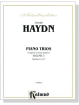 Haydn Piano Trios , Complete in Four Volumes 【Volume 3】 Nos. 13 - 17 HOB. XV: 18 , 13 , 9 , 11 , 19