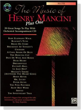 The Music of Henry Mancini【CD+樂譜】Plus One , Flute