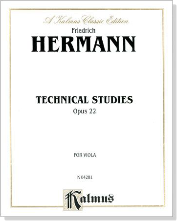 Hermann【Technical Studies Opus 22】for Viola