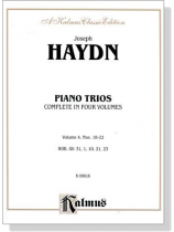 Haydn Piano Trios , Complete in Four Volumes 【Volume 4】 Nos. 18-  22 HOB. XV: 31 , 1 , 10 , 21 , 23