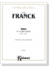 Franck【Trio in F Sharp Minor , Opus 1 No. 1】for Violin , Cello and Piano