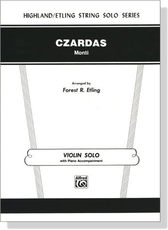 Monti【Czardas】for Violin Solo with Piano Accompaniment
