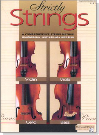 Strictly Strings Violin, Viola, Cello, Bass book 【1】Piano Accompaniment