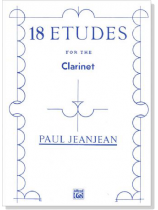 Paul Jeanjean【18 Etudes】for the Clarinet
