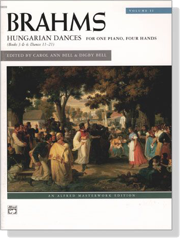 Brahms【Hungarian Dances, Vol. 2】for one Piano , Four Hands