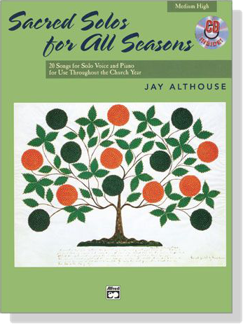 Sacred Solos for All Seasons【CD+樂譜】Medium High Sacred Solos for All Seasons【CD+樂譜】Medium High