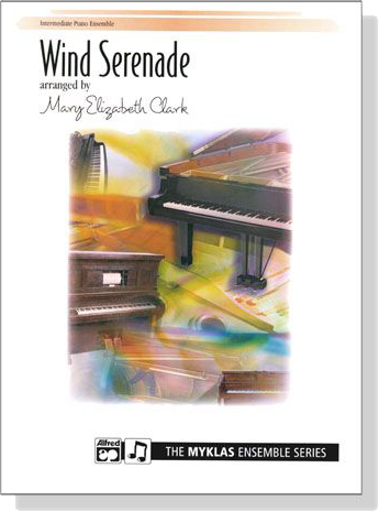 Mozart【Wind Serenade】Arr. Clark , Intermediate Piano Ensemble (2 Pianos , 8 Hands)