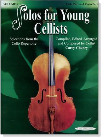 Solos for Young Cellists Volume【6】Cello Part and Piano Part