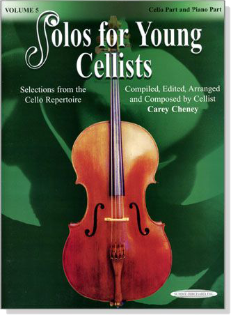 Solos for Young Cellists Volume【5】Cello Part and Piano Part