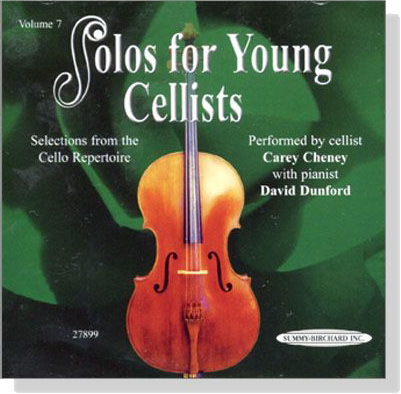 Solos for Young Cellists【Volume 7】CD