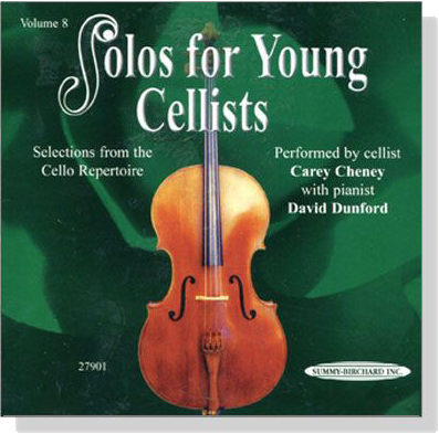 Solos for Young Cellists【Volume 8】CD