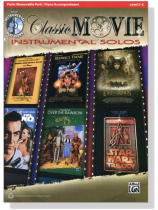 Classic Movie Instrumental Solos【CD+樂譜】 for Violin/Piano Accompaniment , Level 2-3