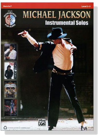 Michael Jackson【CD+樂譜】Instrumental Solos for Horn in F , Level 2-3