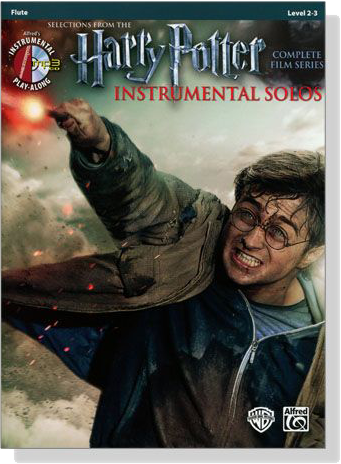 Harry Potter Instrumental Solos【CD+樂譜】Flute, Selections from The Complete Film Series, Level 2-3