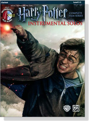 Harry Potter Instrumental Solos【CD+樂譜】Clarinet, Selections from The Complete Film Series, Level 2-3
