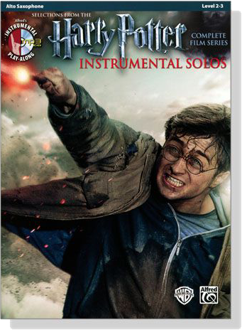 Harry Potter Instrumental Solos【CD+樂譜】Alto Saxophone, Selections from The Complete Film Series, Level 2-3