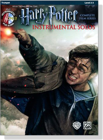 Harry Potter Instrumental Solos【CD+樂譜】Trumpet , Selections from The Complete Film Series, Level 2-3