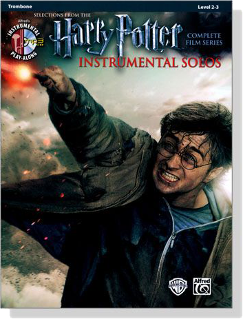 Harry Potter Instrumental Solos【CD+樂譜】Trombone, Selections from The Complete Film Series, Level 2-3