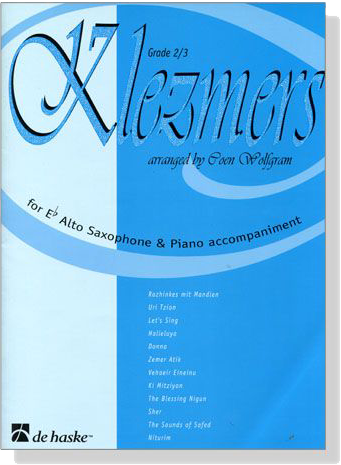 Klezmers for E♭ Alto Saxophone & Piano Accompaniment , Grade 2- 3