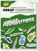 Great Composers for B♭Trumpet/Euphonium【CD+樂譜】Grade 1/2 Great Composers for B♭Trumpet/Euphonium【CD+樂譜】Grade 1/2