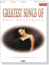 【Greatest Songs of Jaci Velasquez】Piano‧Guitar‧Vocal , Medium Voice Range 【Greatest Songs of Jaci Velasquez】Piano‧Guitar‧Vocal , Medium Voice Range