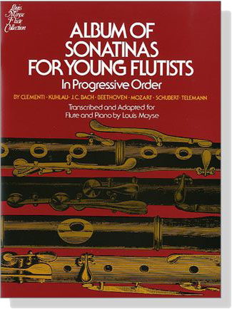 【Album of Sonatinas for Young Flutists】in Progressive Order for Flute & Piano