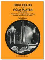 First Solos【 for the Viola Player】in First Position First Solos【 for the Viola Player】in First Position