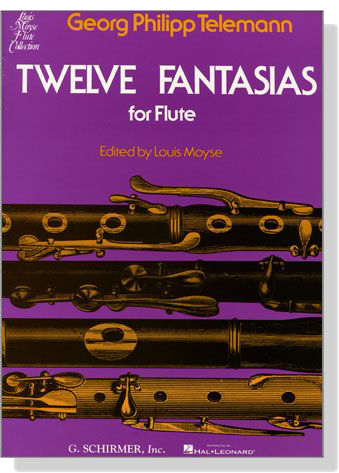 Georg Phillip Telemann【Twelve Fantasias】for Flute